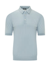 Short Sleeve Polo Shirt with Buttons - Hosio | $store$