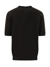 Crew Neck Short Sleeve Perforated Sweater - Hosio | $store$