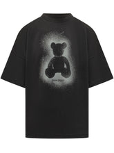 T-shirt with Spray Effect Bear Print - Men | $store$