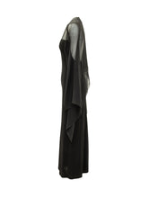 Long Dress with Sheer Panels - Alberta Ferretti | $store$