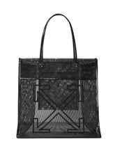 Market Tote Bag in Mesh with Double Handles and Logo - New Collection | $store$
