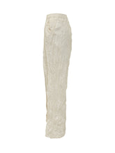Elastic Waist Pants with Crinkled Effect - Gongdig Design | $store$
