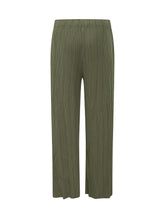 Ribbed Pants with Elastic Waist - Gongdig Design | $store$