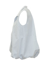 Kyma Sleeveless Shirt with Lapels and Striped Pattern - Balossa | $store$