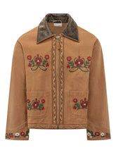 Embroidered Canvas Jacket - Found | $store$