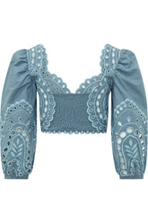 Luna Top with Straps and Embroidery - Charo Ruiz Ibiza | $store$
