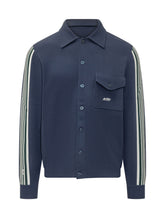 Giacca con Collo a Camicia e Bande Laterali - Abbigliamento Uomo | $store$