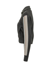 Cropped Jacket with Zip and Side Stripes - Autry | $store$