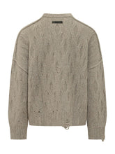 Distressed Cable Knit Sweater - Fall / Winter 26 Man | $store$