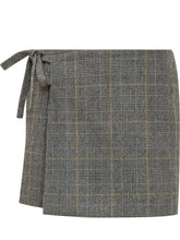 Short Check Wrap Skirt - Fall / Winter 26 Woman | $store$
