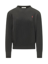 Maglia Girocollo con Logo Ricamato - Abbigliamento Uomo | $store$