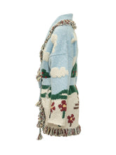 Cardigan with Landscape Motif and Fringe - Alanui | $store$