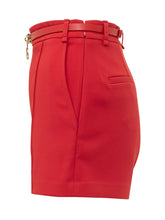 Shorts with Belt and Padlock Detail - Elisabetta Franchi | $store$