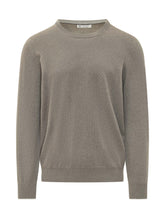 Crewneck Sweater with Ribbed Trims - Brunello Cucinelli | $store$