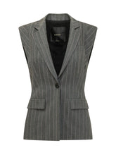 Genista Pinstripe Blazer Vest - Fall / Winter 26 Woman | $store$