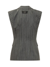 Genista Pinstripe Blazer Vest - Fall / Winter 26 Woman | $store$