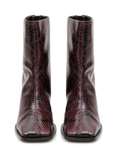 Amina Ankle Boot with Reptile Motif - Aeyde | $store$