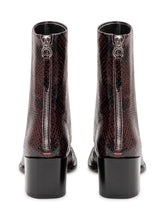 Amina Ankle Boot with Reptile Motif - Aeyde | $store$