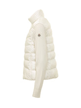 Cardigan with Chevron Quilted Panel - Fall / Winter 26 Woman | $store$