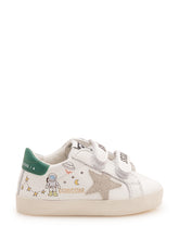 Baby School Sneaker with Double Strap - Golden Goose Kids | $store$