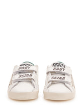 Baby School Sneaker with Double Strap - Golden Goose Kids | $store$