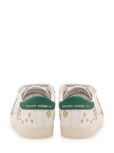 Baby School Sneaker with Double Strap - Golden Goose Kids | $store$