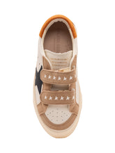 May School Sneaker with Double Strap - Golden Goose Kids | $store$