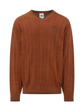 Cable Knit Sweater with V Neck - Adidas Originals | $store$