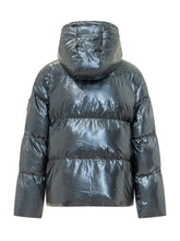 Glossy Puffer Jacket with Hood - Kids | $store$