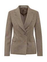 Double Breasted Houndstooth Blazer - Fall / Winter 26 Woman | $store$