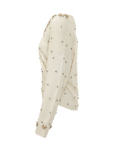 Pigolio V Neck Sweater with Applications - Fall / Winter 26 Woman | $store$