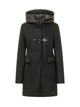 Hooded Coat with Hook Fastening - Fall / Winter 26 Woman | $store$
