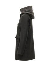Hooded Coat with Hook Fastening - Fall / Winter 26 Woman | $store$