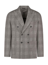 Double Breasted Check Blazer - Circolo | $store$