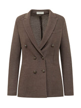 Double Breasted Blazer with Peak Lapels - Circolo | $store$