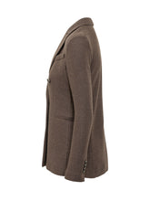 Double Breasted Blazer with Peak Lapels - Circolo | $store$