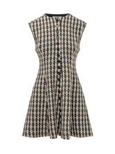 Flared Dress with Geometric Pattern - Fall / Winter 26 Woman | $store$