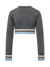 Cropped Cardigan with Striped Details - Fall / Winter 26 Woman | $store$
