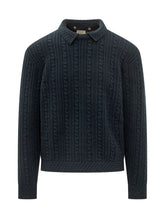 Cable Pattern Sweater with Collar - Fall / Winter 26 Man | $store$