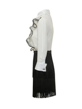 Long Dress with Sheer Insert - Elisabetta Franchi | $store$