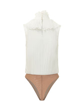 Shirt Bodysuit with Ruffles - Elisabetta Franchi | $store$