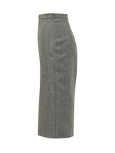 Midi Skirt with Front Slit - Elisabetta Franchi | $store$