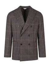 Double Breasted Houndstooth Jacket - Boglioli | $store$