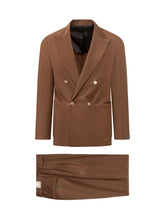Double Breasted Suit with Patch Pockets - Briglia | $store$