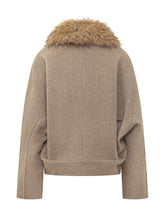 Short Jacket with Voluminous Collar - Ava Adore | $store$