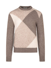 Crewneck Sweater with Geometric Motif - Ballantyne | $store$