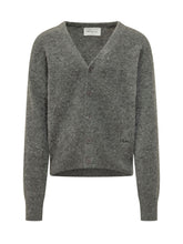 V Neck Cardigan with Buttons - Ami Alexandre Mattiussi | $store$