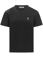 Crewneck T-shirt with Small Emblem - Ami Alexandre Mattiussi | $store$