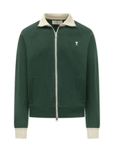 Felpa con Zip e Colletto a Contrasto - Abbigliamento Uomo | $store$