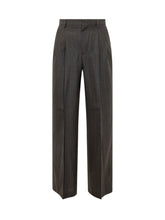 High Waist Trousers with Pleats - Ami Alexandre Mattiussi | $store$